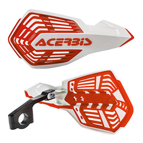Acerbis X-Future MX Vented Handguards White Red Husqvarna FX TC TE Motocross